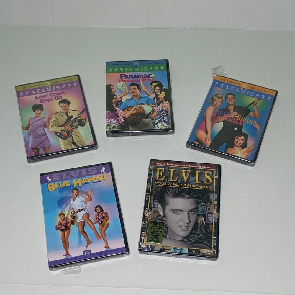 Set of Five Elvis Presley DVD Movies